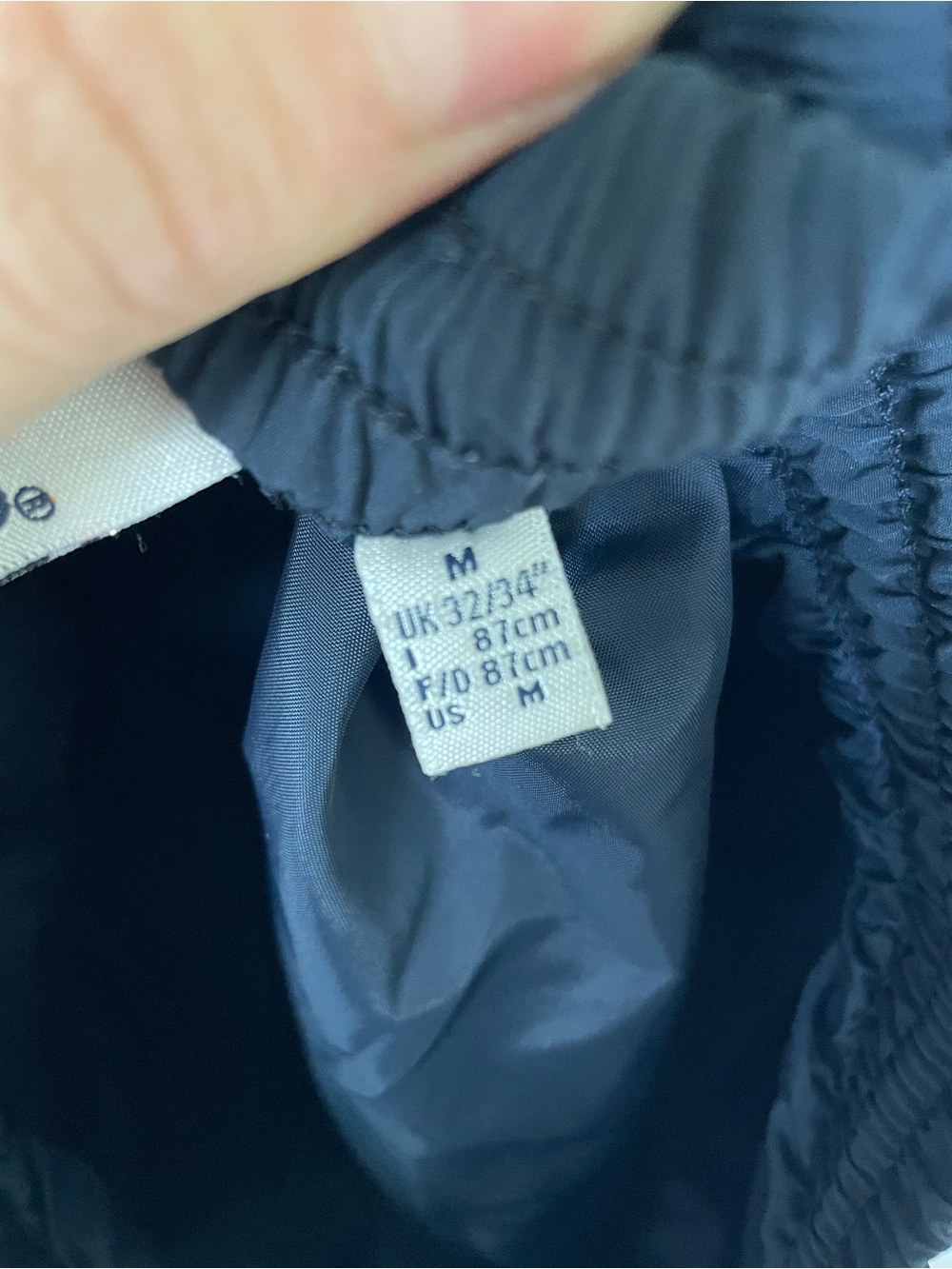 Ellesse Navy Blue Track Pants with Logo Tag - Picture 4 of 5